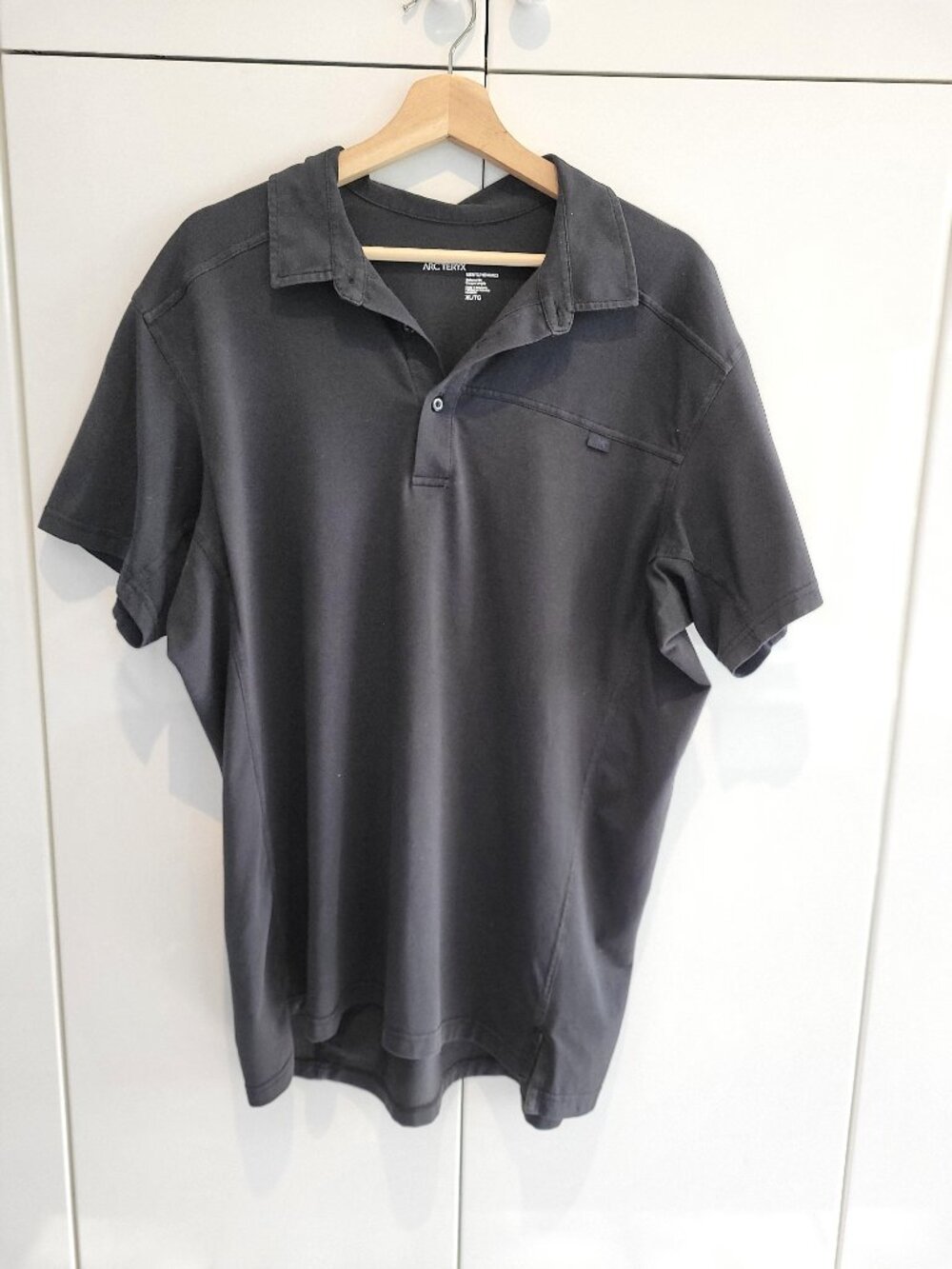 Men's Arc'teryx Short Sleeve Golf Shirt Black Size XL